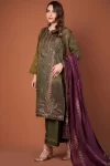 Zeen Unstitched Embroidered Mysuri 3 Pcs- What U Wear