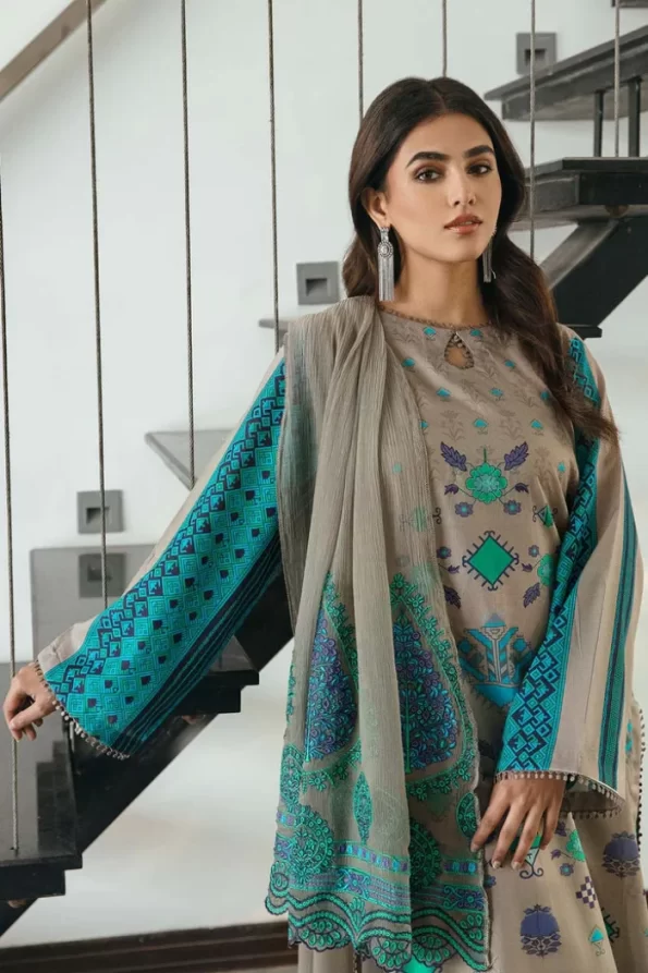 Charizma Sheen Printed Lawn Unstitched 3pcs- What U Wear
