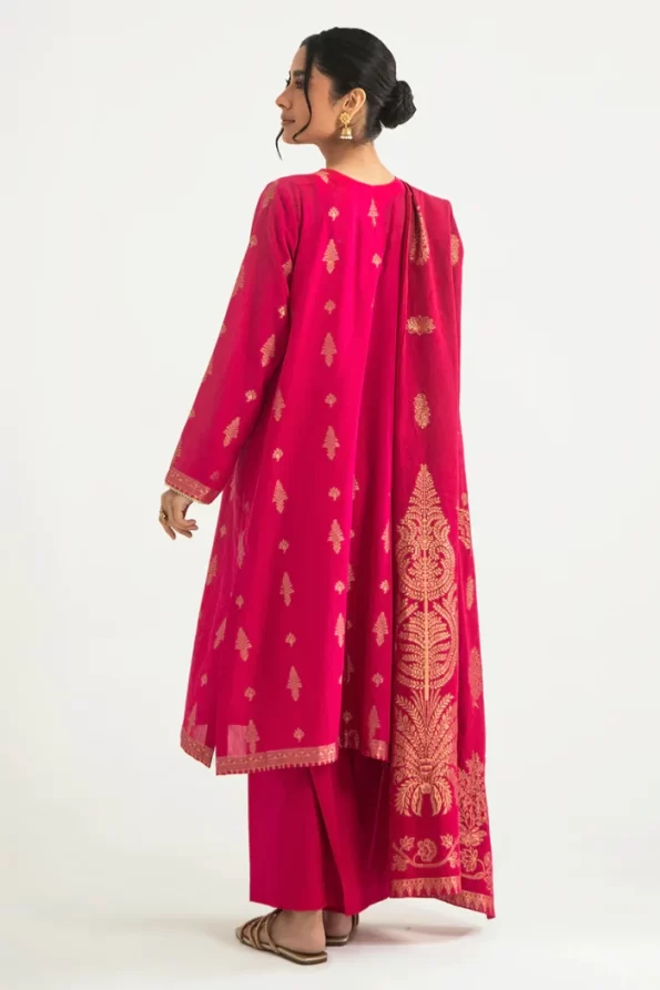 Cross Stitch Majestic Charm-B-3Pc Cotton Jacquard Suit- WHat U Wear