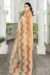 Adan’s Libas Amira Emb. Hand Embellished Organza Semi Stitched 3pcs- What U Wear