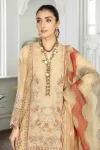 Adan’s Libas Amira Emb. Hand Embellished Organza Semi Stitched 3pcs- What U Wear