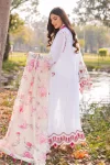 Adans Libas Morzine Embroidered Lawn Unstitched 3pcs- What U Wear