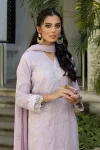 Luckhnowi Unstitched Embroidered Lawn 3pcs- What U Wear