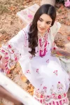 Adans Libas Morzine Embroidered Lawn Unstitched 3pcs- What U Wear