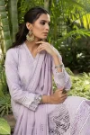 Luckhnowi Unstitched Embroidered Lawn 3pcs- What U Wear