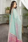 Adan’s Libas Amira Emb. Hand Embellished Organza Semi Stitched 3pcs- What U Wear