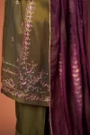 Zeen Unstitched Embroidered Mysuri 3 Pcs- What U Wear