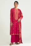 Cross Stitch Majestic Charm-B-3Pc Cotton Jacquard Suit- WHat U Wear