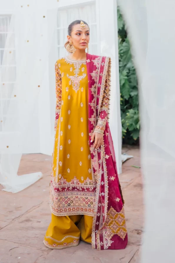Qalamkar Luxury Wedding Formals-INAYA- What U Wear