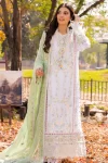 Adans Libas Morzine Embroidered Lawn Unstitched 3pcs- What U Wear