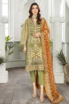 Adan's Libas Amira Emb. Hand Embellished Organza Semi Stitched 3pcs- What U Wear