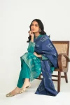 Cross Stitch Diamond Trellis-B-3Pc Cotton Jacquard Suit- What U Wear