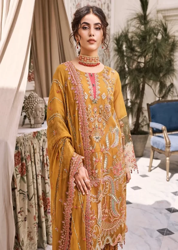 Eshaal by Emaan Adeel Luxury Embroidered Collection- What U Wear