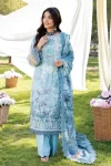 Adans Libas Summerkari 2 Embroidered Lawn Unstitched 3pcs- What U Wear