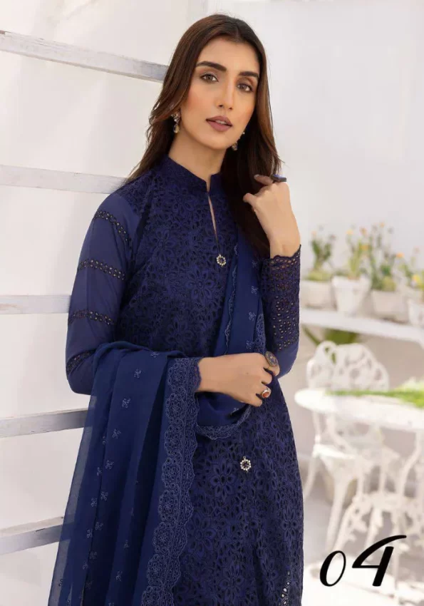 Sophia by Riaz Arts Embroidered Lawn Boring Unstitched 3pcs- What U Wear