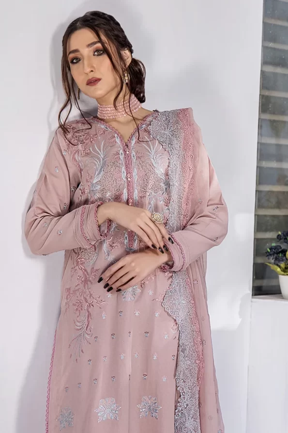 Afsoon by Humdum Embroidered Swiss Lawn Unstitched 3pcs- What U Wear