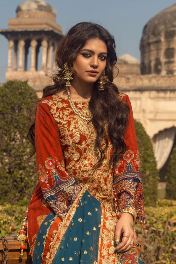 GUL-E-DEED LFU-05-Luxury Wedding Suit- What U Wear