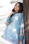 Adans Libas Summerkari 2 Embroidered Lawn Unstitched 3pcs- What U Wear