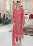 Tehzeeb by Riaz Arts Embroidered Swiss Voil 3Pcs- What U Wear