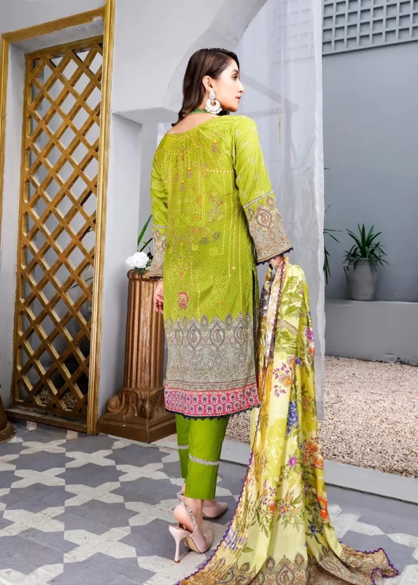 Gul Bahaar Vol-01 Embroidered Lawn 3Pcs- What U Wear (11)