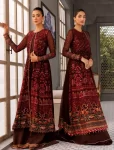 XENIA Fromals ESMEE- Embroidered Chiffon Unstitched 3Pc- What U Wear