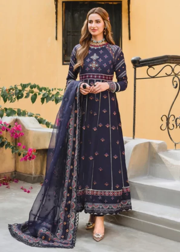 1Parishay Unstitched 3 Piece Lawn- What U Wear