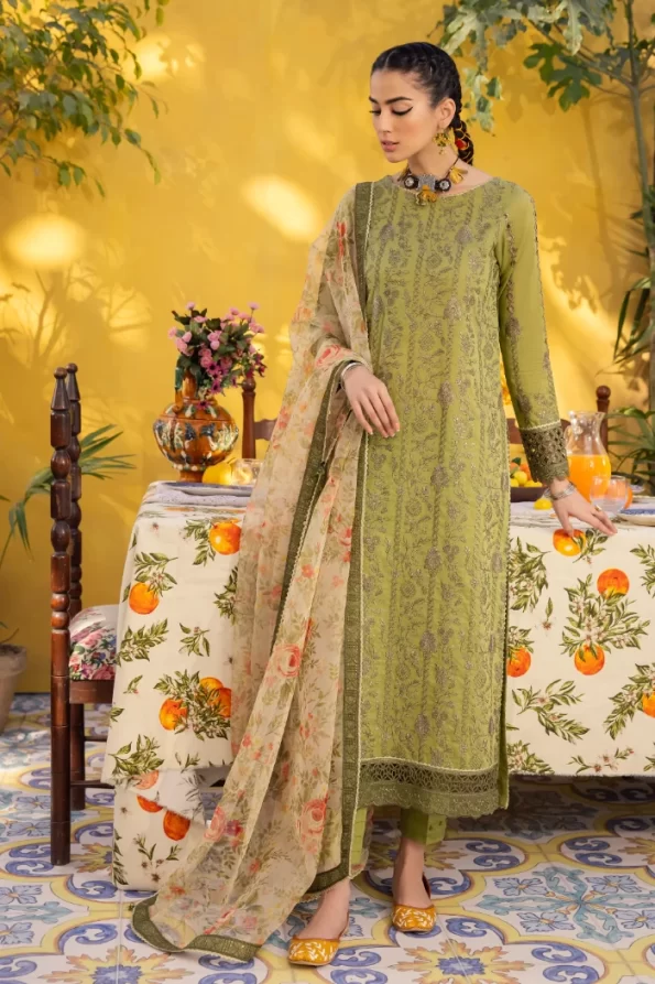 Iznik Luxury Embroidered Lawn Suit-IL-04-FLAVIA- What U Wear
