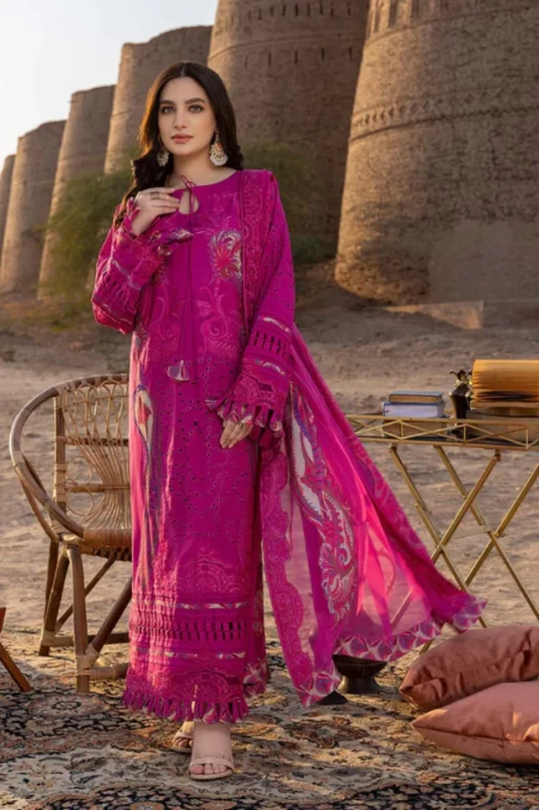 Charizma Signature Premium Lawn Unstitched 3pcs- What U Wear