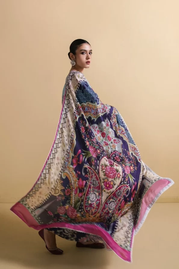 Zara Shahjahan Luxury Embroidered Lawn-CHAANDI-A- What U Wear
