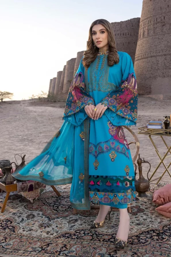 Charizma Signature Premium Lawn Unstitched 3pcs- What U Wear