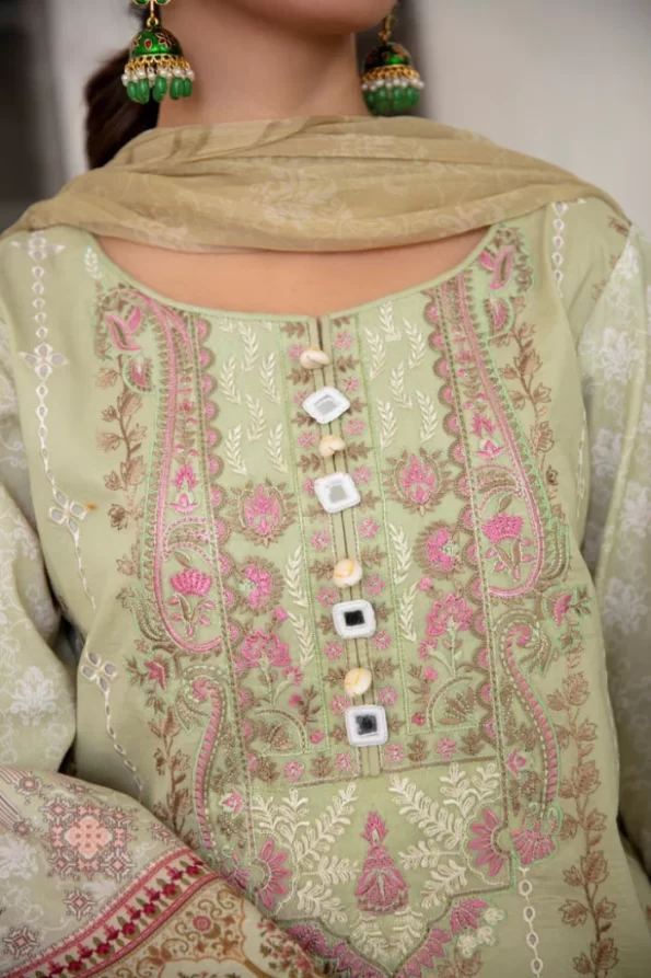 Aabyaan Afsaneh Unstitched Luxury Lawn 3pcs- What U Wear