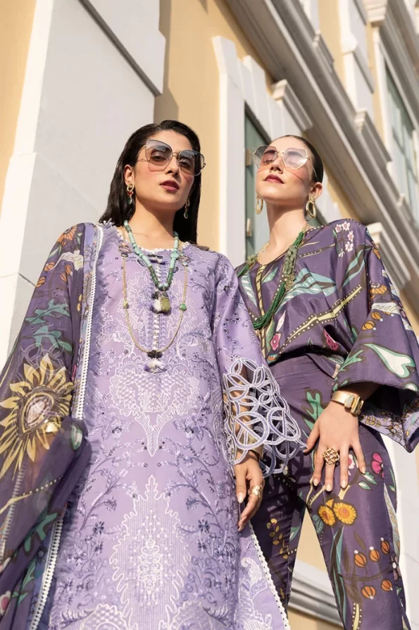 Mushq Luxury Un-Stitched 3pcs- ARIYA- What U Wear