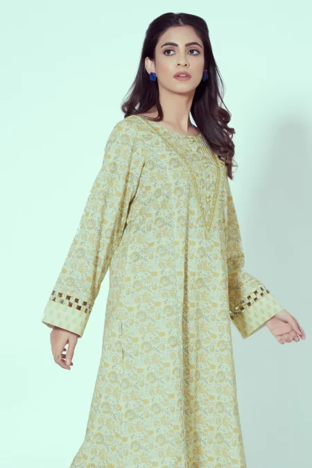Zeen Stitched 2 Piece Printed Lawn Suit- What U Wear