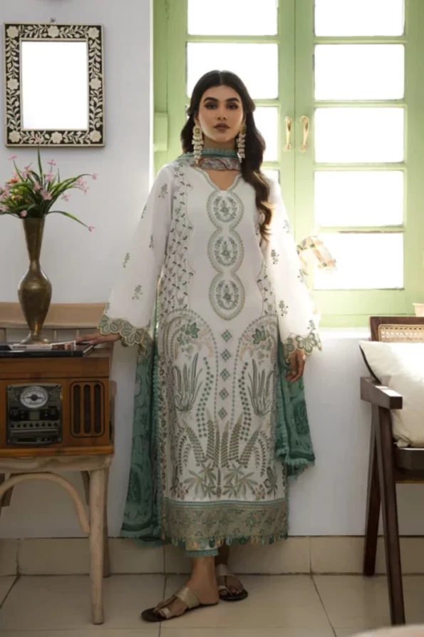 Aabyaan Afsaneh Unstitched Luxury Lawn 3pcs- What U Wear
