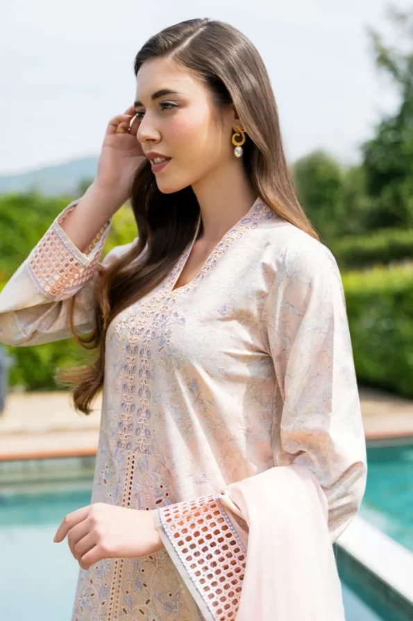 Mushq La Toscana Luxury Stitched- CORAL BLISS- What U Wear