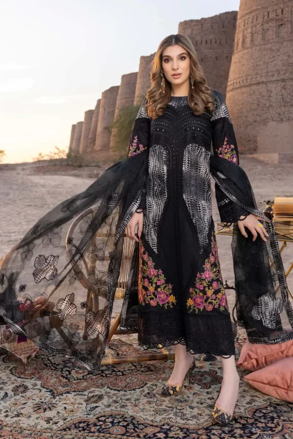 Charizma Signature Premium Lawn Unstitched 3pcs- What U Wear
