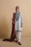 Zara Shahjahan Luxury Embroidered Lawn-ZEEBA-A- What U Wear