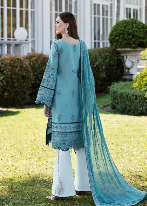 Gulaal Luxury Lawn Embroidered Unstitched 3pcs- What U Wear