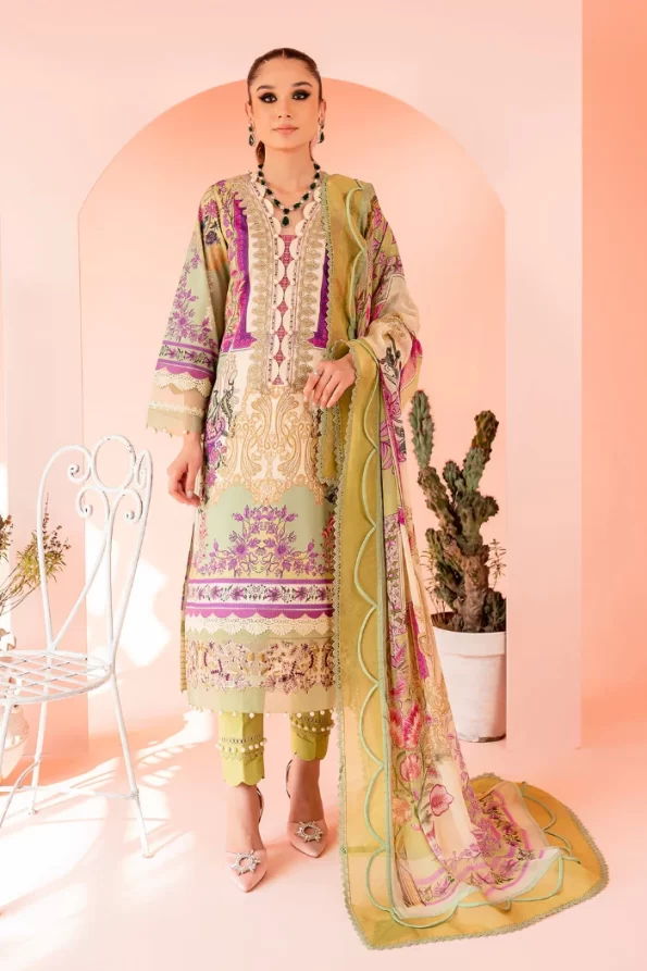 Jade Summer Glory Digital Printed Unstitched 3 pcs- What U Wear