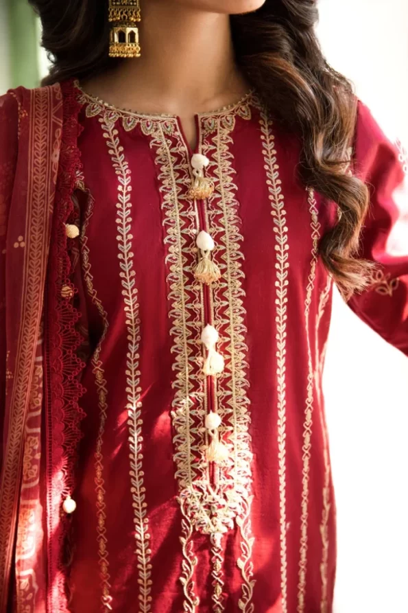 Aabyaan Afsaneh Unstitched Luxury Lawn 3pcs- What U Wear