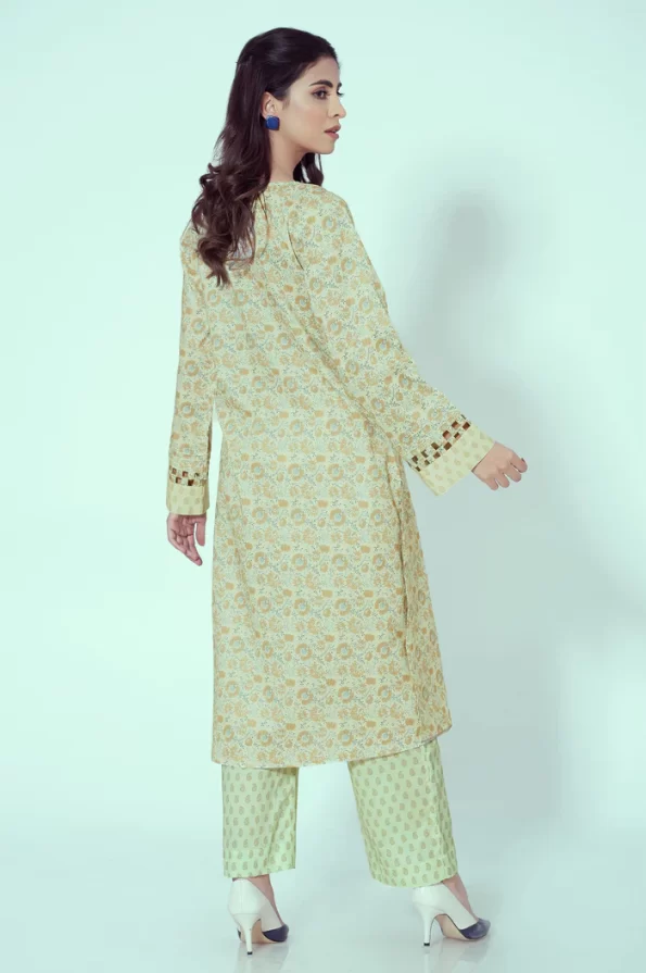 Zeen Stitched 2 Piece Printed Lawn Suit- What U Wear