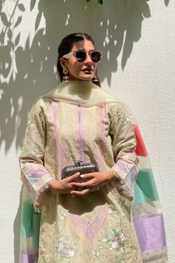 Zara Shahjahan Luxury Embroidered Lawn-BAHAAR-B- What U Wear