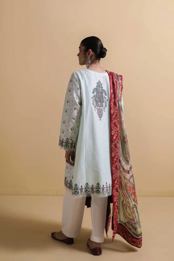 Zara Shahjahan Luxury Embroidered Lawn-ZEEBA-A- What U Wear