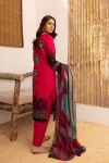 Johra Sahil Embroidered Digital Printed Lawn Unstitched 3pcs- What U Wear