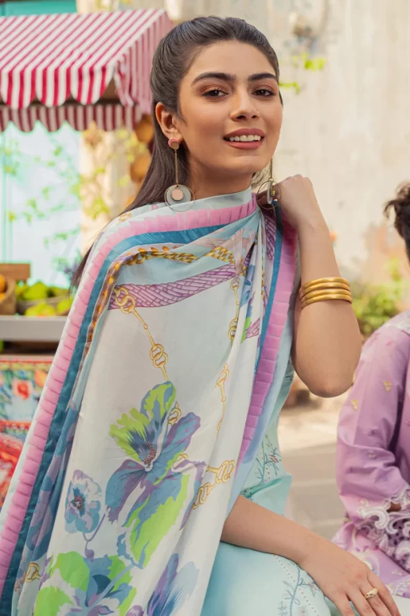 Mushq Luxury Un-Stitched 3pcs- SERENA- What U Wear