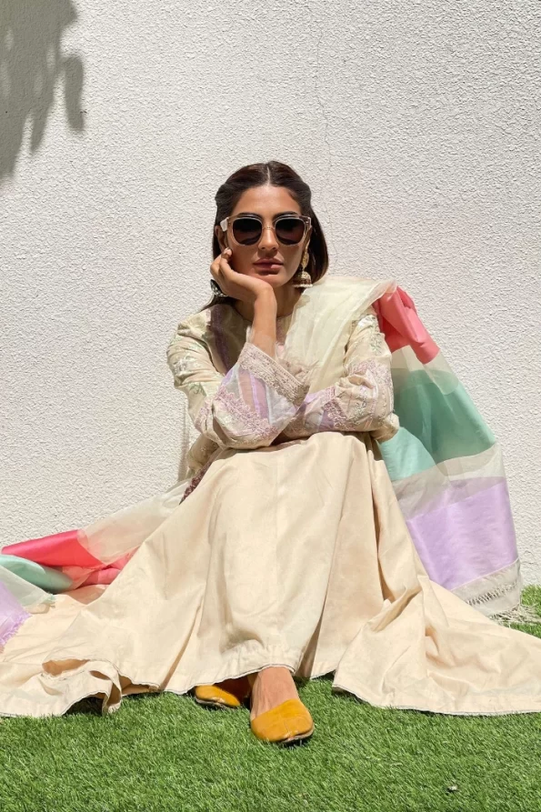 Zara Shahjahan Luxury Embroidered Lawn-BAHAAR-B- What U Wear