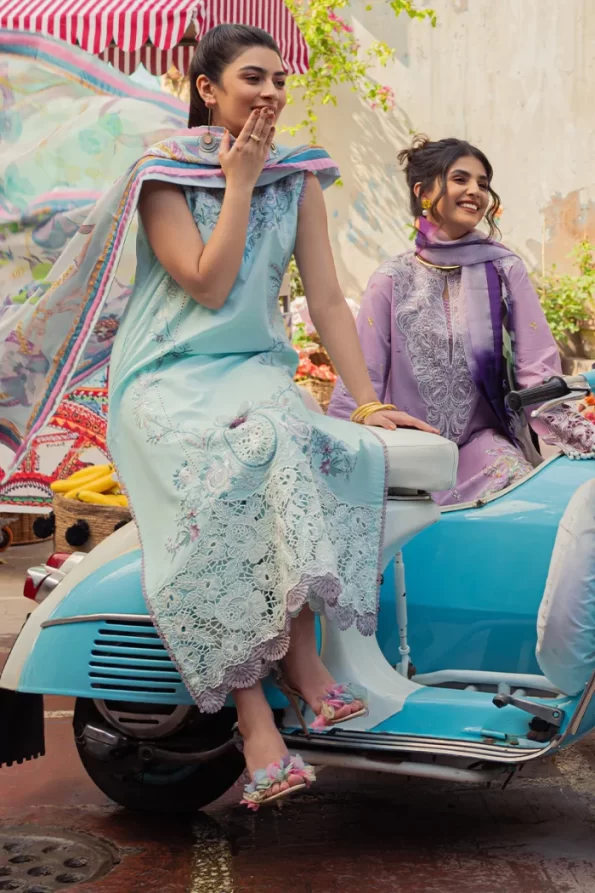 Mushq Luxury Un-Stitched 3pcs- SERENA- What U Wear