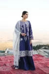 Zara Shahjahan Luxury Embroidered Lawn-DINA