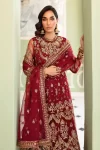 Afrozeh Luxury Embroidered Net Wedding Formals-Norah- What U Wear