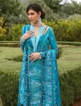 Republic Womenswear -Amaani Luxury Lawn-Azalea-D1-B- What U Wear
